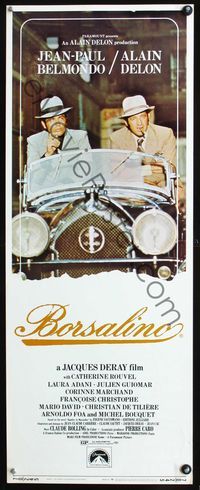 4w080 BORSALINO insert '70 Jean-Paul Belmondo & Alain Delon in Rolls Royce, Jacques Deray