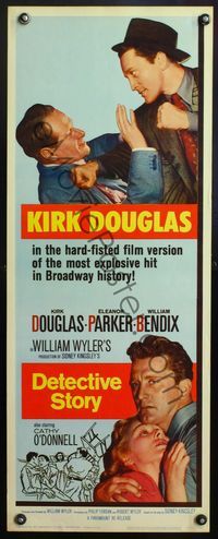 4w141 DETECTIVE STORY insert R60 William Wyler, Kirk Douglas can't forgive Eleanor Parker!