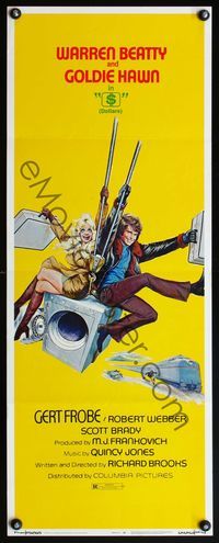 4w002 $ insert '71 great art of bank robbers Warren Beatty & Goldie Hawn!