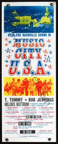 4w357 MUSIC CITY U.S.A. insert '66 Loretta Lynn, country western music in Nashville, Tennessee!