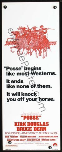 4w429 POSSE insert '75 Kirk Douglas, it begins like most westerns but ends like none of them!