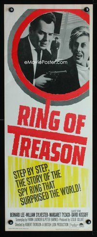 4w475 RING OF TREASON insert '64 step by step, the story of the spy ring that surprised the world!