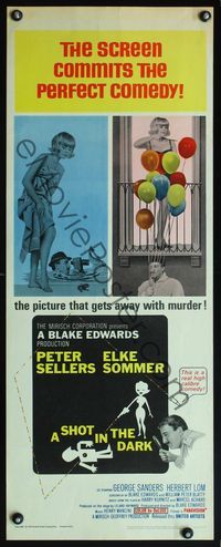 4w534 SHOT IN THE DARK insert '64 Blake Edwards directed, Peter Sellers & sexy Elke Sommer!