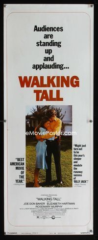 4w714 WALKING TALL style C insert '73 Joe Don Baker as Buford Pusser, classic!