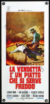 4w801 DEATH'S DEALER Italian locandina '71 Vendetta e un piatto che si serve freddo, Gasparri art!