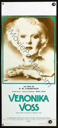 4w983 VERONIKA VOSS Italian locandina '82 Die Sehnsucht der Veronika Voss, Rainer Werner Fassbinder