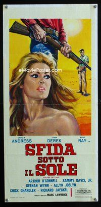 4w900 NIGHTMARE IN THE SUN Italian locandina '64 art of sexy Ursula Andress by Casaro!