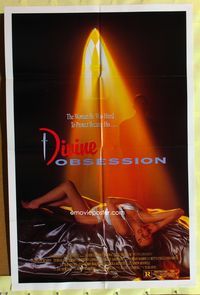 4x191 DIVINE OBSESSION 1sh '90 Yuri Sivo, sexy image of girl in underwear on silk sheets!