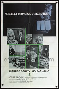 4x002 $ style B int'l 1sh '71 completely different images of Warren Beatty & Goldie Hawn!