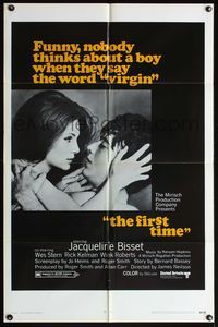 4x280 FIRST TIME 1sh '69 close up of super sexy Jacqueline Bisset seducing a young virgin boy!
