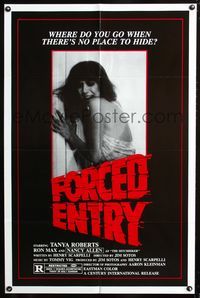 4x306 FORCED ENTRY 1sh '75 screaming Tanya Roberts has no place to hide!
