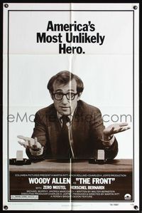 4x320 FRONT 1sh '76 Woody Allen is America's most unlikely hero, Martin Ritt, 1950s Communist Scare