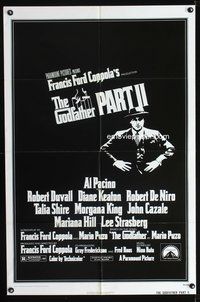 4x347 GODFATHER PART II 1sh '74 Al Pacino in Francis Ford Coppola classic crime sequel!