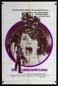 4x371 GRISSOM GANG 1sh '71 Robert Aldrich directed, Kim Darby, kidnapping love story!
