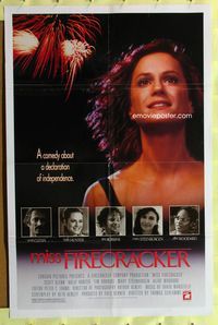 4x659 MISS FIRECRACKER 1sh '89 great close-up of Holly Hunter, Tim Robbins, Scott Glenn