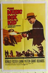 4x682 MUSIC BOX KID 1sh '60 Ronald Foster is the hood who launched Murder, Inc, great image!
