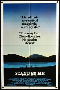 4x856 STAND BY ME cherry pez style 1sh '86 Rob Reiner directed, River Phoenix & Corey Feldman!