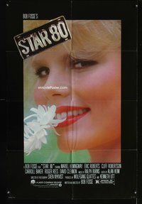 4x857 STAR 80 1sh '83 super close up of sexy Mariel Hemingway as Dorothy Stratten, Bob Fosse!