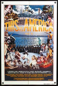 4x918 THIS IS AMERICA PART II 1sh '77 wild shock-umentary of the U.S., crazy people!