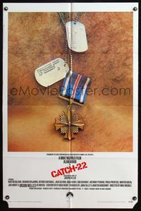 4y150 CATCH 22 1sh '70 directed by Mike Nichols, based on the novel by Joseph Heller!