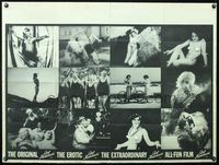 4z011 AIN'T MISBEHAVIN' British quad '74 jazz & sex documentary, images of sexy topless ladies!