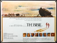 4z043 BIBLE British quad '67 John Huston as Noah, Stephen Boyd as Nimrod, Ava Gardner as Sarah