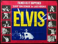 4z128 ELVIS: THAT'S THE WAY IT IS British quad '70 different images of Presley singing on stage!