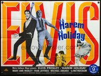 4z180 HARUM SCARUM British quad '65 rockin' Elvis Presley, Mary Ann Mobley, 1001 Swingin' nights!