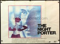 4z287 NIGHT PORTER British quad '74 Il Portiere di notte, Dirk Bogarde, sexiest Charlotte Rampling!