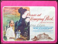 4z315 PICNIC AT HANGING ROCK British quad '75 Peter Weir classic about vanishing schoolgirls!