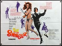 4z425 SWINGER British quad '66 super sexy Ann-Margret in skimpiest outfit with Tony Franciosa!