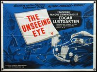 4z464 UNSEEING EYE British quad '59 another of the famous Scotland Yard action-thriller series!