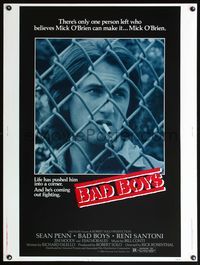 5a396 BAD BOYS 30x40 '83 life has pushed Sean Penn into a corner & he's coming out fighting!