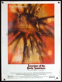 5a548 INVASION OF THE BODY SNATCHERS 30x40 '78 Philip Kaufman classic remake of deep space invaders!