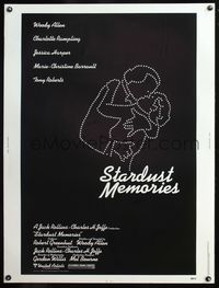 5a699 STARDUST MEMORIES 30x40 '80 directed by Woody Allen, sexy Charlotte Rampling!