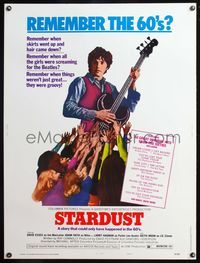 5a698 STARDUST style C 30x40 '74 Michael Apted directed, David Essex, Keith Moon rock & roll!