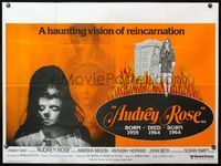 5a029 AUDREY ROSE British quad '77 Susan Swift, Anthony Hopkins, a haunting vision of reincarnation