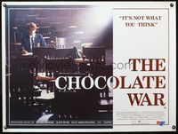 5a071 CHOCOLATE WAR British quad '88 Keith Gordon, Ilan Mitchell-Smith, it’s not what you think!