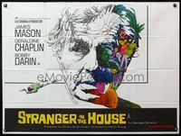 5a080 COP-OUT British quad '68 James Mason, Geraldine Chaplin, Bobby Darin, Stranger in the House!