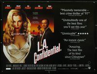 5a191 L.A. CONFIDENTIAL British quad '97 Kevin Spacey, Russell Crowe, Danny DeVito, Kim Basinger