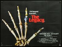 5a197 LEGACY British quad '79 Katharine Ross, Sam Elliot, wild skeleton hand w/ring image!