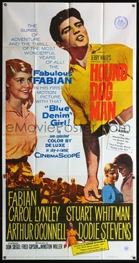 5b208 HOUND-DOG MAN 3sh '59 Fabian starring in his first movie with pretty Carol Lynley!
