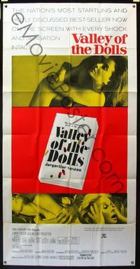 5b346 VALLEY OF THE DOLLS 3sh '67 sexy Sharon Tate, from Jacqueline Susann erotic novel, different!