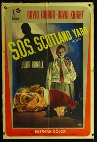 5b497 LOST Argentinean '55 art of David Farrar & Julia Arnall by Bayon, S.O.S. Scotland Yard!