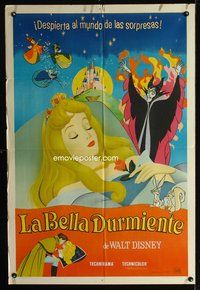 5b551 SLEEPING BEAUTY Argentinean R60s Walt Disney cartoon fairy tale fantasy classic!