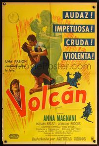 5b591 VOLCANO Argentinean '53 images of lava-hot lovers Anna Magnani & Rossano Brazzi!
