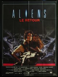 5c009 ALIENS French 1p '86 James Cameron, there are some places in the universe you don't go alone!