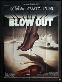 5c033 BLOW OUT French 1p '81 Brian De Palma, cool completely different artwork by Landi!