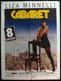 5c041 CABARET French 1p R70s singing & dancing Liza Minnelli in Nazi Germany,directed by Bob Fosse!