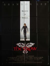 5c055 CROW French 1p '94 cool different image of Brandon Lee in his final movie!